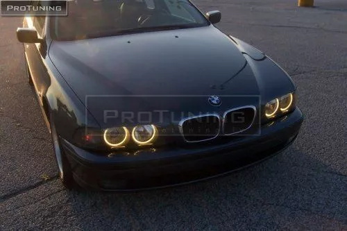 CCFL Angel eyes. Yellow color For BMW E39 1996-2000 Prefacelift
