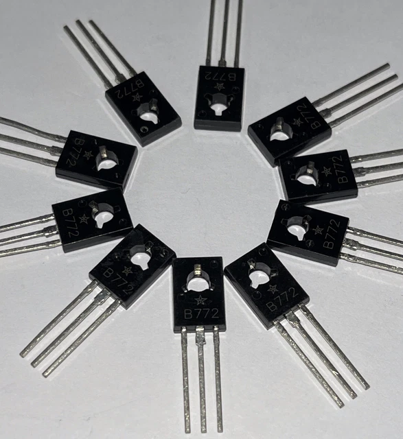 10 Pcs. x B772 / 2SB772 / TO-126