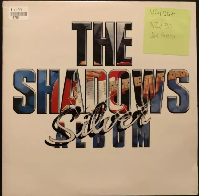 The Shadows Silver Album Vinyl Record VG/VG+ TELLY 22 1983