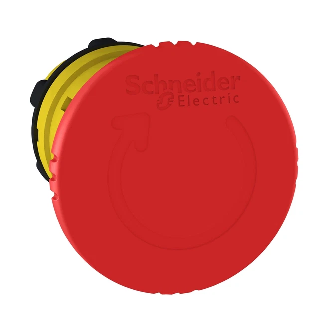 Harmony XB5 - tete bouton arret urgence - Ø40 - pousser tourn - rouge ZB5AS844
