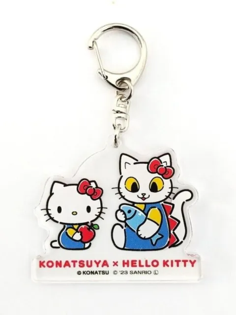 KONATSUYA NEGORA X SANRIO Hello Kitty portachiavi in acrilico 44x65 mm  JP EUR 44,69 - PicClick IT