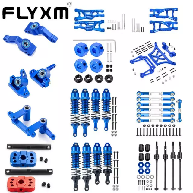 FLYXM RC Car Upgrade Parts Metal Full Set For 1/10 Traxxas Slash 2WD RC Crawler