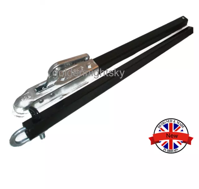 NEW Pro Vehicle Recovery Tow Pole Towing Bar Straight Heavy Duty 3.5 Ton Car Van