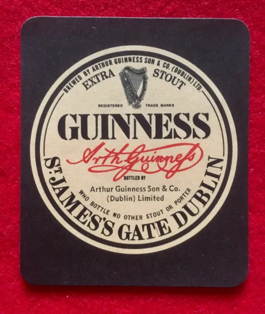 Guinness Bottle Label , Dublin , Co. Dublin , Brewery, Vintage.