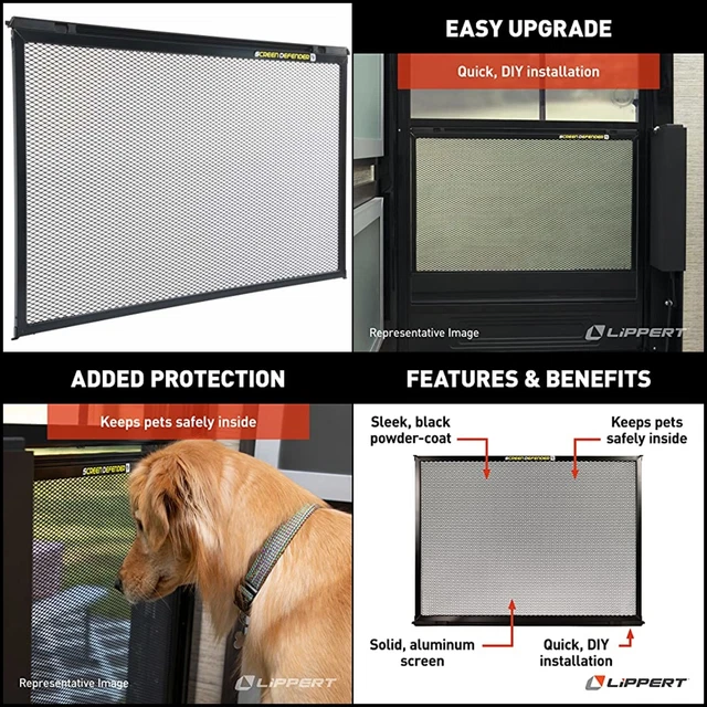 LIPPERT SCREEN DEFENDER RV Entry Door Protector 24inch Door (20.5