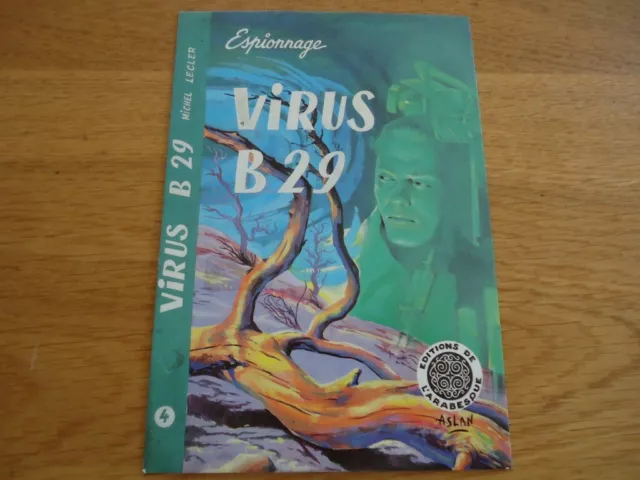 A Encadrer Carte Postale 15X10 Aslan Espionnage Virus B 29 1954 Michel Leclerc
