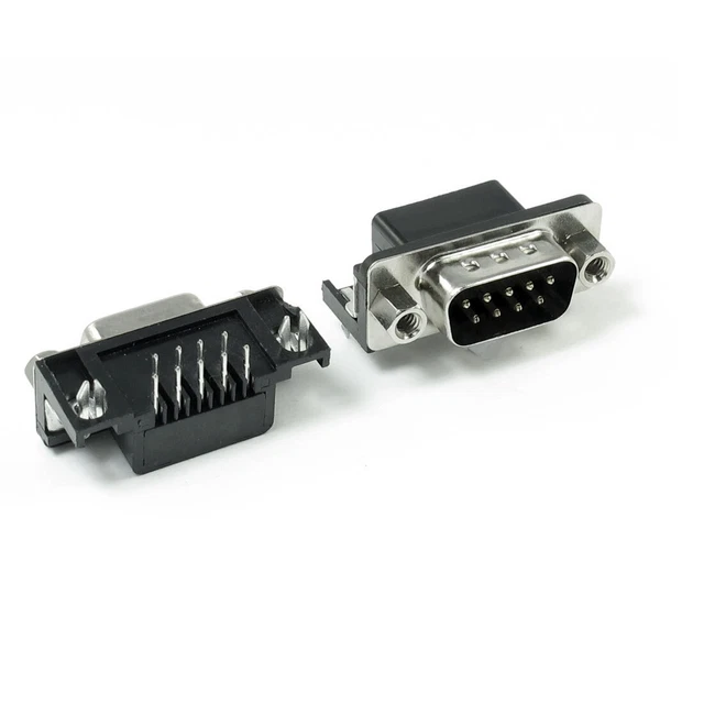 Lot De 10 Connecteurs D-SUB 9 Broches Mâle/femelle à Souder - Neuf - Électronique