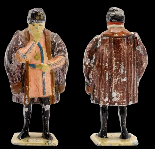 VERTUNNI LOUIS XIII. Figurine en plomb
