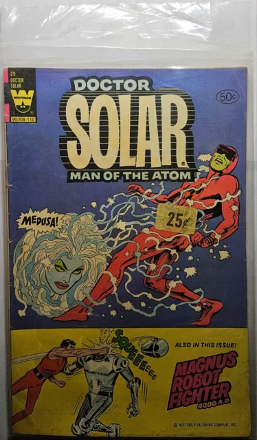 DOCTOR SOLAR MAN of the ATOM Comic Book #29 Vintage 1981 Whitman