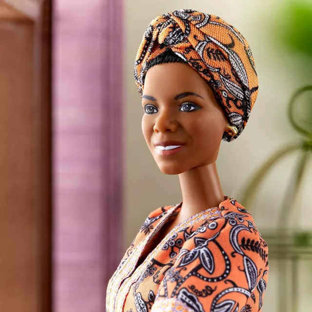 NRFB Mattel Barbie Maya Angelou Inspiring Women Series Doll Sealed Black Label