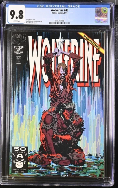 Wolverine #43 - CGC 9.8 - Key Issue Marvel Comics 1991