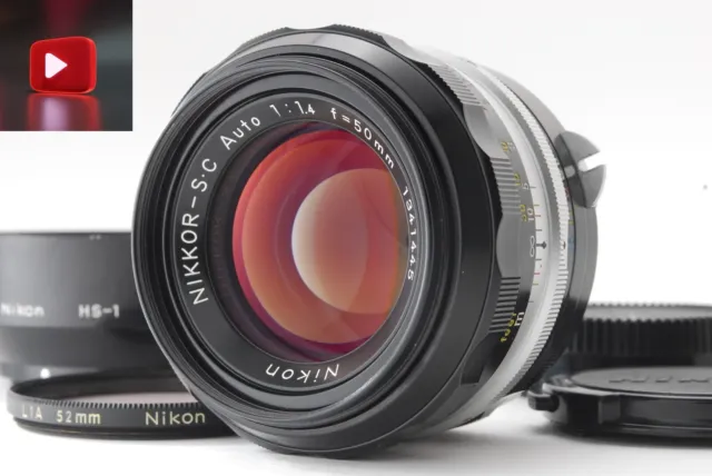 Video【N MINT+】Nikon Nikkor S.C SC Auto 50mm f/1.4 Non-Ai MF Standard Lens JAPAN