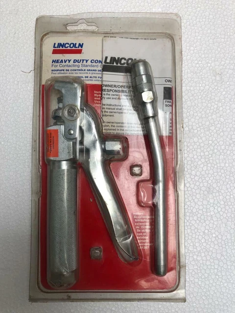 Lincoln 6Y877 High Pressure Grease Gun Pistol Grip 6" Extension Nozzle