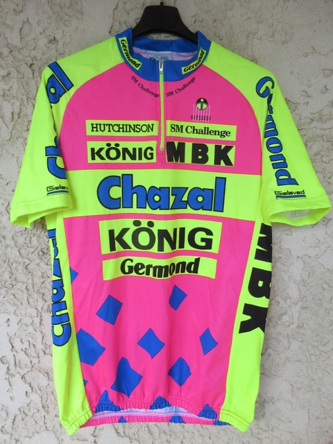 1995 Chazal - König - MBK Bold Retro Italian Pro Cycling Long Sleeve