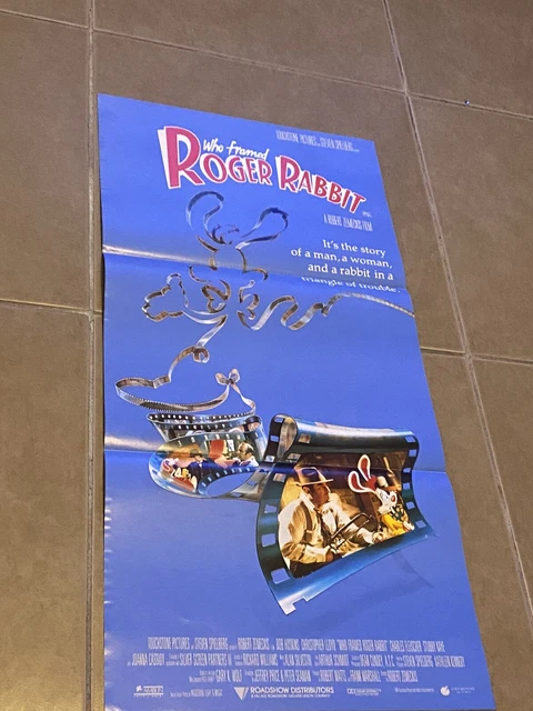WHO FRAMED ROGER Rabbit 1988 Original Daybill Movie Poster Bob Hoskins ...