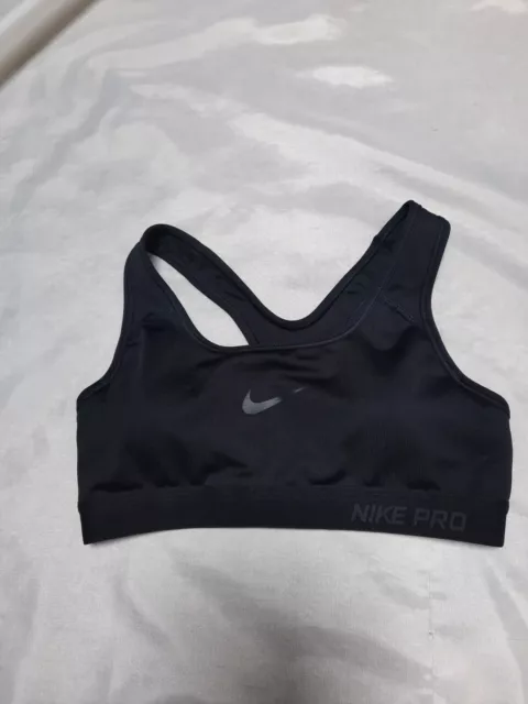 NEW Nike Dri-Fit Pro Combat Sports Bra Compression 410631 White CrossFit  Yoga