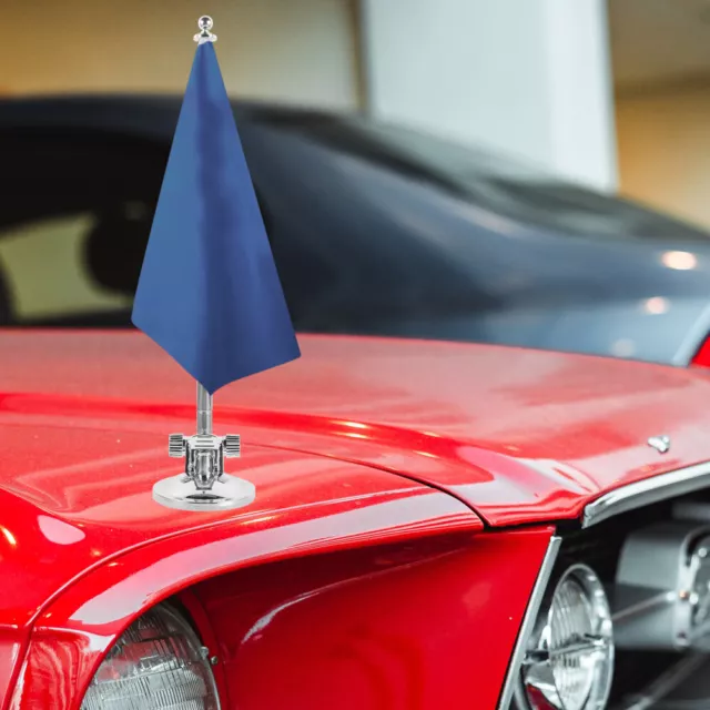 Car Flag Pole with Suction Cup Mount for Vehicles-