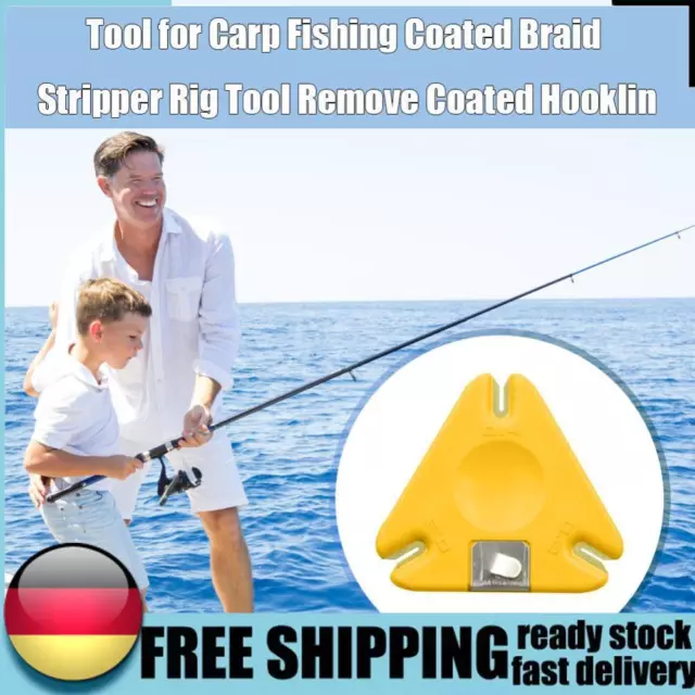 YGFZ pesca de carpas Stripper Rig Tool Hooklink Line Cutter alimentador dispositivo de pesca DE