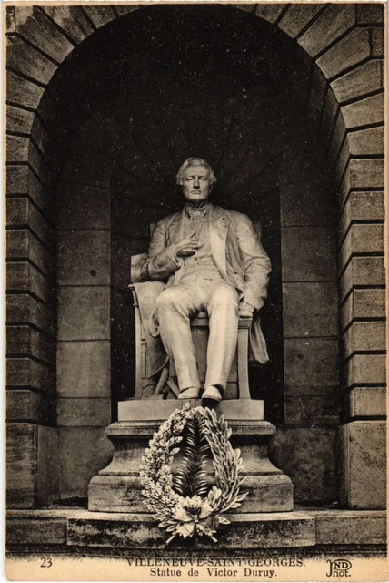 CPA AK Villeneuve St.Georges Statue of Victor Duruy FRANCE (1282760)