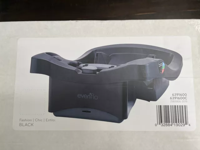 New In Box! Evenflo 6391600 LiteMax Infant Car Seat Base - Black