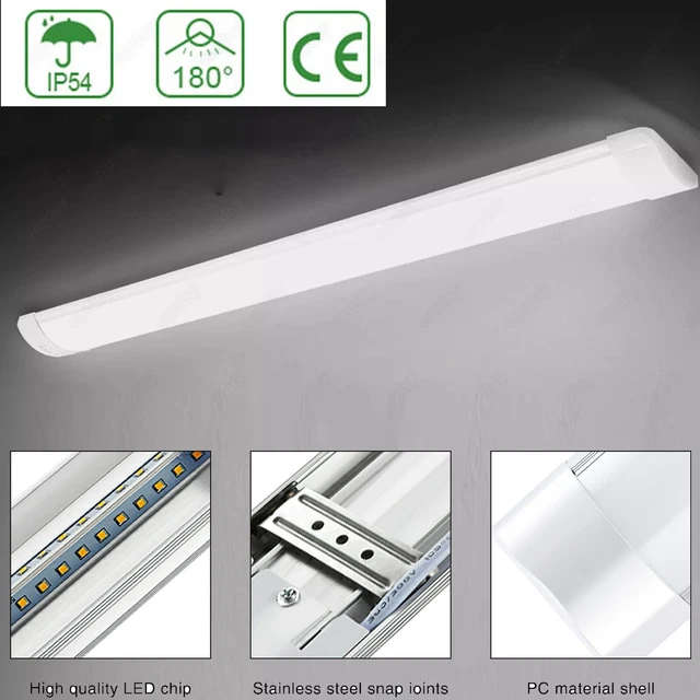Led Feuchtraumleuchte 150 LED-Wannenleuchte IP65 – Superhelle Deckenleuchte Für Bad, Keller Oder Werkstatt Led Röhre 150 Cm Dimmbar
