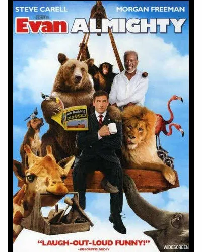 EVAN ALMIGHTY (DVD NOAH'S ARK MOVIE Steven Carell Morgan Freeman Wanda ...