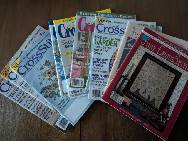 Vintage Just Cross Stitch Magazine issues 1988-2022 -- you pick