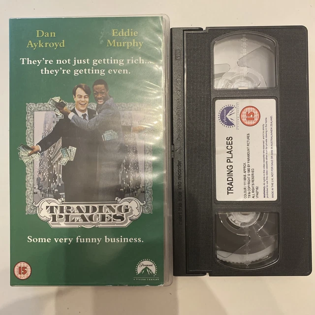 TRADING PLACES VHS Video Dan Aykroyd Eddie Murphy £8.59 - PicClick UK