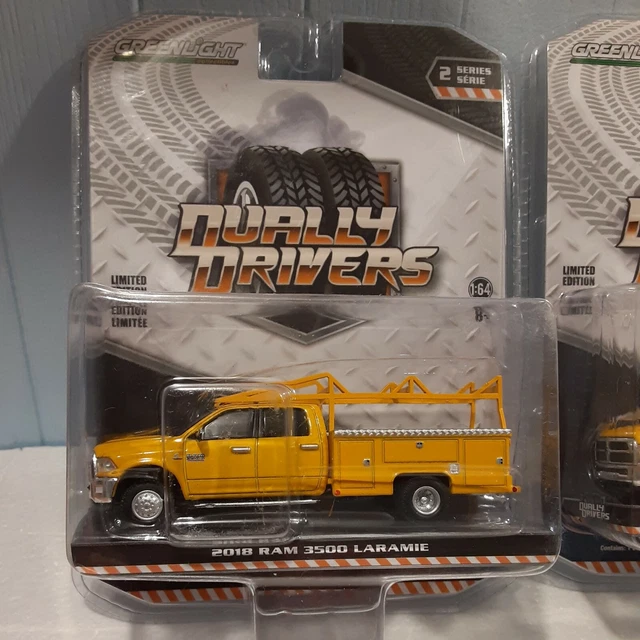 2018 RAM 3500 Laramie Service Bed Truck with Ladder Rack "Dually