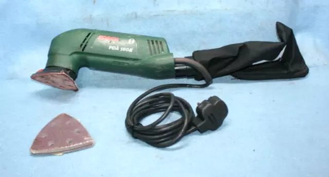 Bosch 240V Corded Electric Detail Sander Model Pda 180E With Metal Carry Case