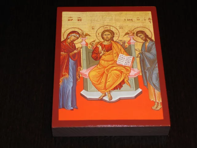 Deesis Ikone Jesus Christus Maria Johannes Icon Ikona Ikonen Icoon Ikona икона