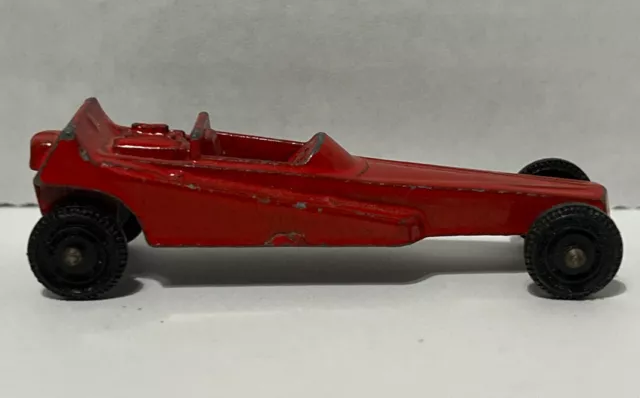Vintage Tootsie Toy Wedge Dragster Die Cast Race Car Red
