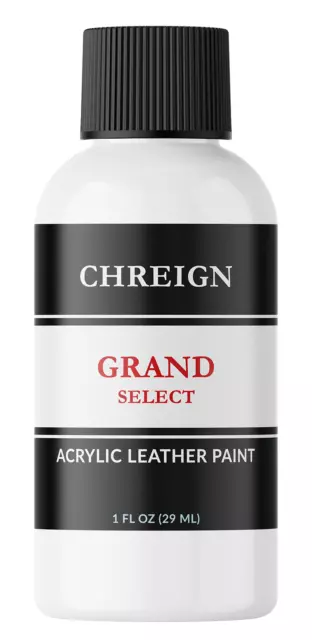 Chreign Acrylic Leather Paint White - Paint Custom Shoes Sneakers Bags 1 oz.