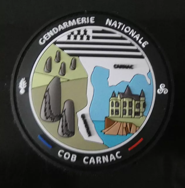 ECUSSON  RONDACHE PVC 3D collection GENDARMERIE COB CARNAC BRETAGNE