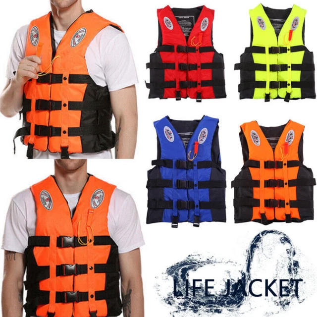 Adults Life Jackets Watersport Vest Kayak Ski Buoyancy Aid Sailing Boating New