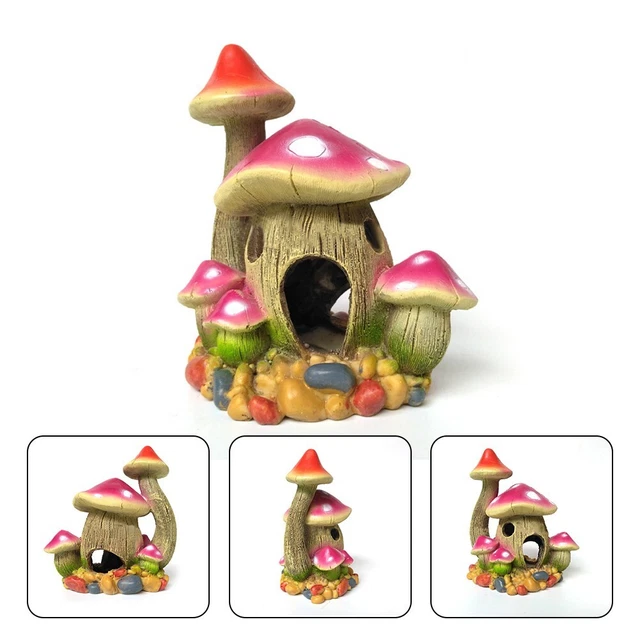 Für Aquascape Micro Landscape Pilzhaus Modell Cooles Aquarium Ornamente