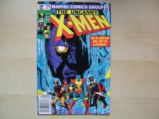 Marvel Comics . The Uncanny X-Men.  Vol.1 #  149  Stan Lee.  Sept.1981.