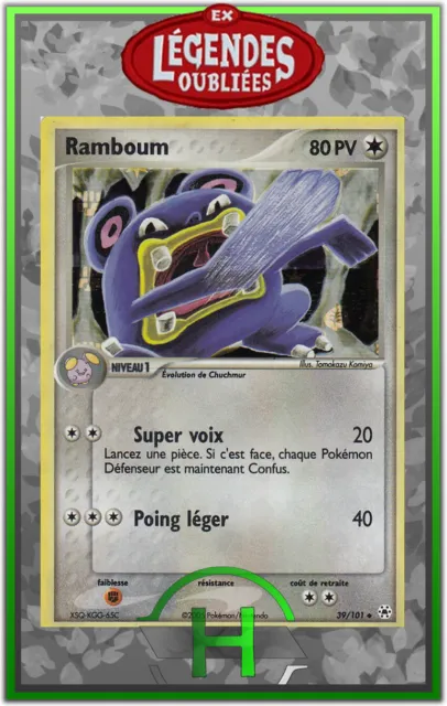 Ramboum Holo - EX:Forgotten Legends - 39/101 - French Pokemon Card