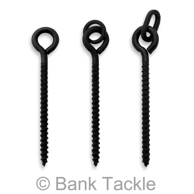 Torchwood 8mm Carp Bait Screws – Chod Ronnie Stiff Hinge – Black Terminal Tackle