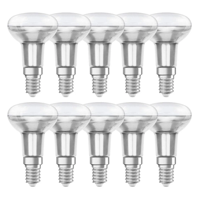 10 x Bellalux LED Glas Reflektoren R50 4,3W = 60W E14 matt 345lm warmweiß 2700K