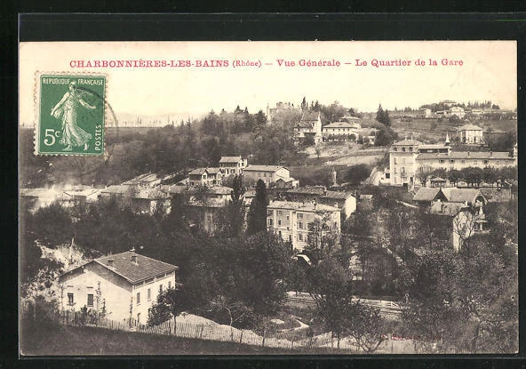 CPA PONTANEVAUX, QUARTIER de la Gare, Route de Lyon, Route de la Chapelle EUR 3,00 - FR