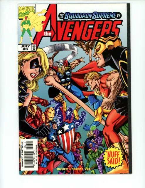 Avengers #6 1998 VF/NM 3rd Series Kurt Busiek Comic Book Marvel Comics Thor