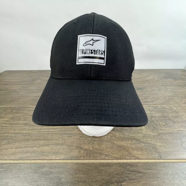 Alpinestars Flexfit Hat Mens Black Baseball Hat Cap L/XL