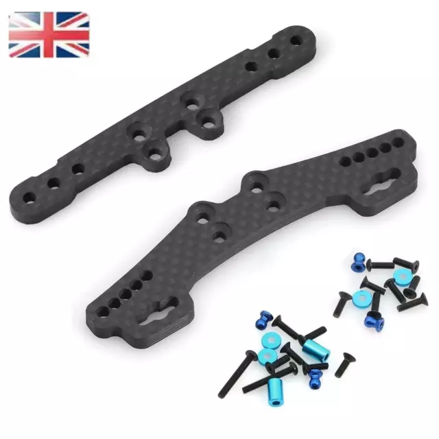 Front Rear Carbon Fiber Shock Absorber Bracket Stand For TAMIYA XV01 RC Car A