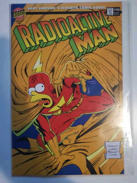 Radioactive Man Comic #1000 - Unread - Bagged - Simpsons - Bongo Comics