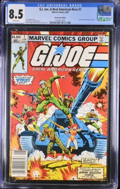 1982 G.I. Joe A Real American Hero #1 CGC 8.5- Marvel