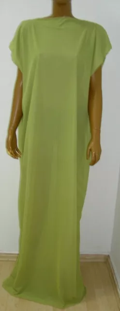 Wundervolles Adult Sissy Nylon Transparent Nachtkleid gelbgrün Negligee