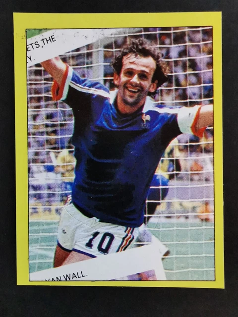 MICHEL PLATINI FOOTBALL Panini EURO 92 Sélectionneur vache qui rit EUR