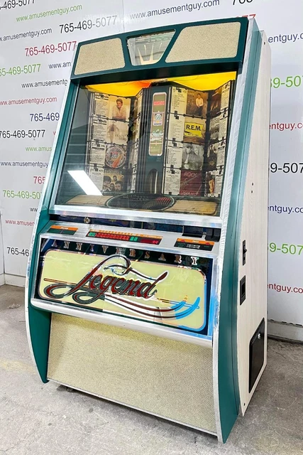 Rockola Legend Anniversary Jukebox- Includes 59 CDs and Bluetooth Audio!