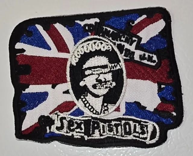 Sex Pistols Anarchy in the UK / God Save The Queen Embroidered Patch